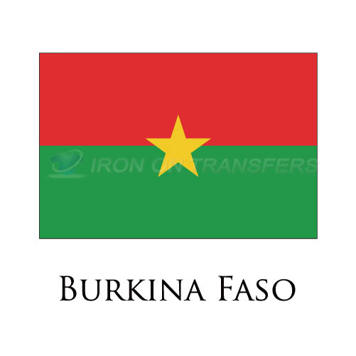 Burkina Faso flag Iron-on Stickers (Heat Transfers)NO.1838